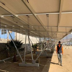 Buy cheap C Steel Ground Solar PV Support Bracket Mounting Structure Photovoltaic Stents Solar Panel Tilt Brackets from wholesalers