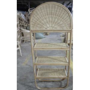 Natural rattan storage ECO friendly home furniture shelves shelf