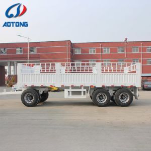 Drawbar Turntable Full Type Trailer with 50T Max Payload and Optional Logo