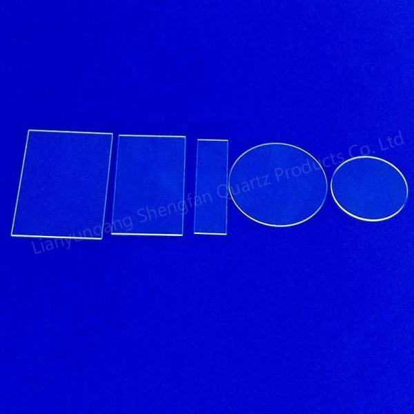 Quality UV Quartz Glass Plate Lens High Light Transmittance 100mm Thickness for sale