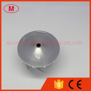 Buy cheap RHE7 NH374608 59.70/82.00mm 6+6 blades turbo Billet/milling/Aluminum 2024 compressor wheel for VX88/VX89 from wholesalers