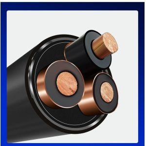China Power Distribution Medium Voltage Power Cables in Black Jacket Color for Distribution on sale