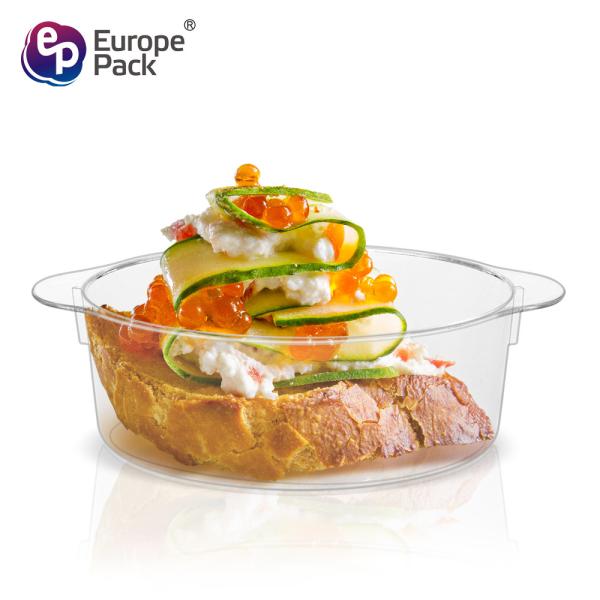 Quality Cheap clear eco-friendly ps material disposable plastic food container for sale