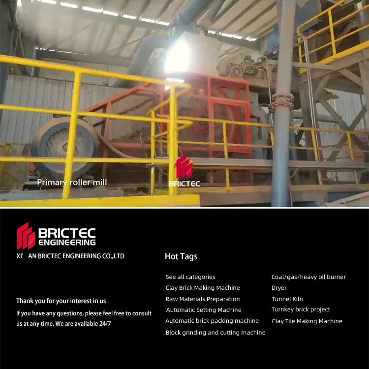 Automatic Hammer Crusher for Clay Brick Raw Materials Energy Saving ISO Certified