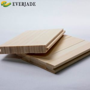 White Burnt Vertical Grain Carbonized Bamboo Flooring Panels for Kitchen