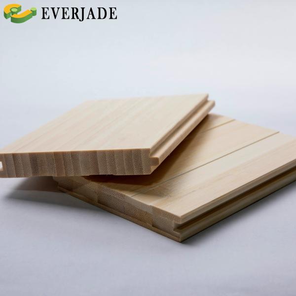 White Burnt Vertical Grain Carbonized Bamboo Flooring Panels for Kitchen