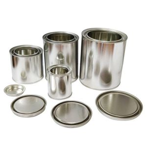 250ml Empty Tins Cans Metal Tin Can With Lid For Paint Coating Glue