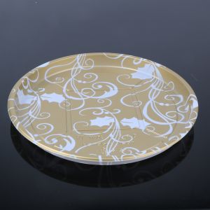 Buy cheap Custom Printed Serving Round Plastic Sushi Tray from wholesalers