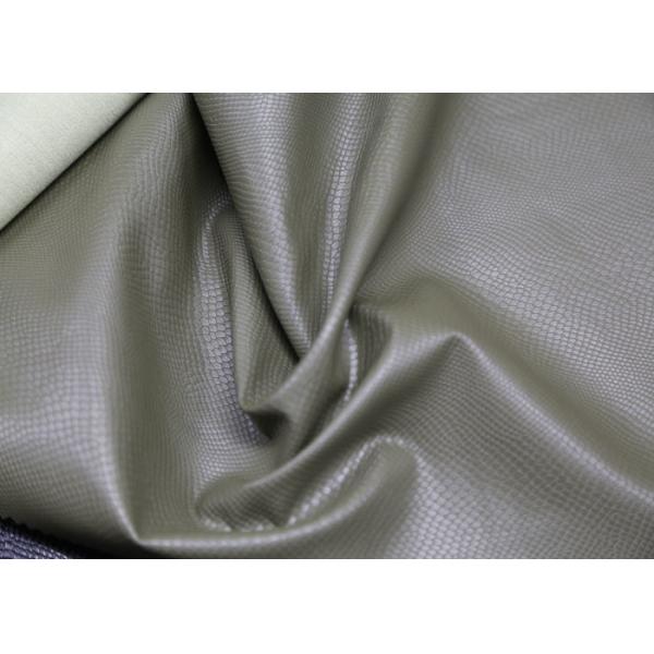 Buy cheap Grey Polyurethane Faux Leather , PU Artificial Leather Eco - Friendly from wholesalers