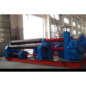 Three Roller Plate Roll Bending Machine Mechanical Symmetrical 245Mpa