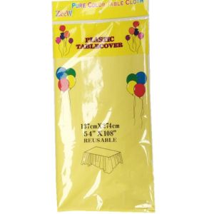 Party Plastic Tablecloth 5 Pack Red Disposable Rectangle Table Cover