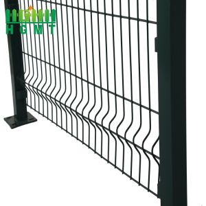Buy cheap 4.0mm PVC Coated 3D Curved Welded Wire Mesh Fence 50x200mm from wholesalers