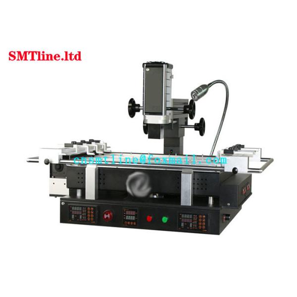 Black BGA Rework Station Smd Pcba Repair Machine High Precision With PLC Control
