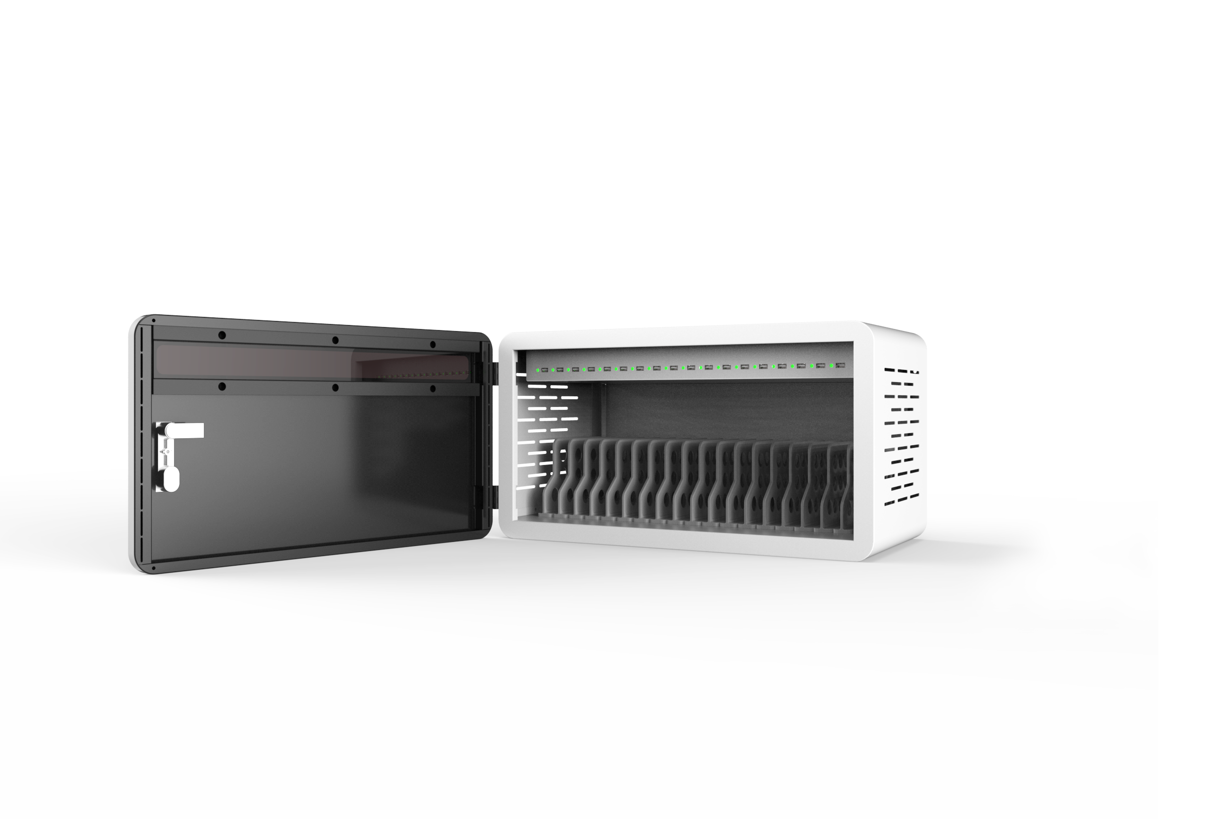 Buy cheap 18 Slot USB iPad Charging Cabinet with 8S Security System from wholesalers