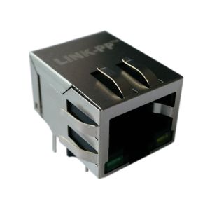 Buy cheap XRJG-01P-1-D3C-210  RJ45 Transformer 1x10/100Mbps Side Entry PCB Jack from wholesalers