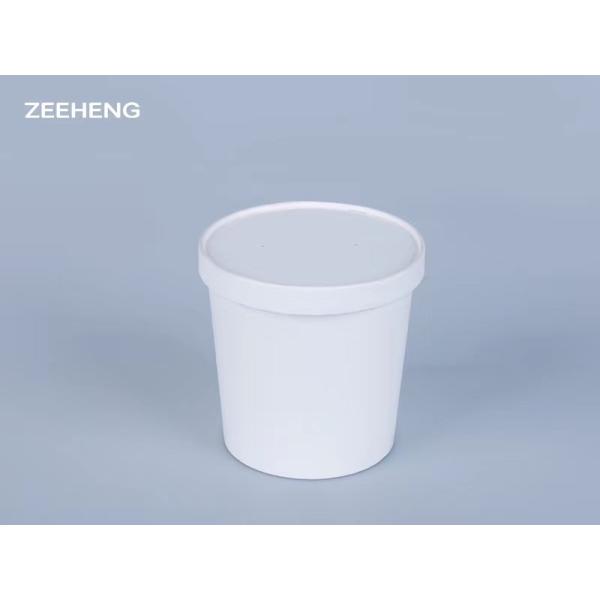 Buy cheap Soup Ice Cream Biodegradable Paper Cups Custom 16oz from wholesalers