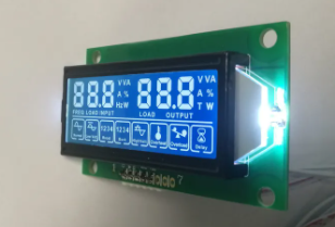 China Customized 7 Segment LCD Display HTN Blue 5V LCD Screen With PCB Board on sale China Customized 7 Segment LCD Display HTN Blue 5V LCD Screen With PCB Board on sale
