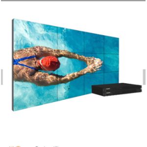 55" 3.5mm Panel Led Video Wall 3x3 With Controller ,Wall Mount Rack