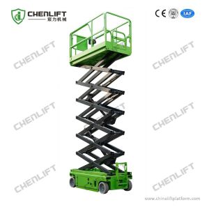 Buy cheap Electric Man Lift 10 Meters, Self propelled Scissor Lift MEWP With Extendable Platform from wholesalers