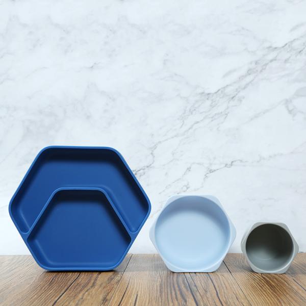 Quality Unbreakable Vacuum Adsorption Baby Plate And Bowl for sale