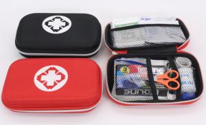 China Compact Travel First Aid Kit Items Case Box Survival Tool Automobile Outdoor 21.5x13.5x5cm on sale