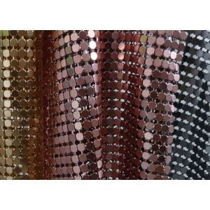 Buy cheap Aluminium Metallic Sequin Fabric Curtain Panels 4mm 8mm Customized product