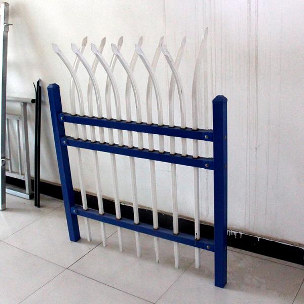house decoration galvanized steel new main gate and fence wall design