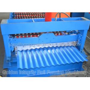 Buy cheap JCX New Corrugated Aluminum Iron Roofing Sheets Making Machine With New Technology and cold bending roll forming machine from wholesalers