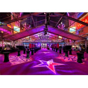 Rainproof Fabric Sidewall Strong Event Tent Accommodation With Heavy Duty