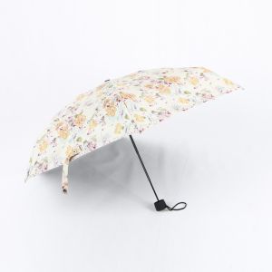 Buy cheap Ultra Compact Five Fold Umbrella 190T Pongee With Black Uv Coating Inside from wholesalers