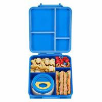 Buy cheap 1.6L 4 Compartment Bento Box Thermo Food Jar OEM With 8oz Soup Thermo product