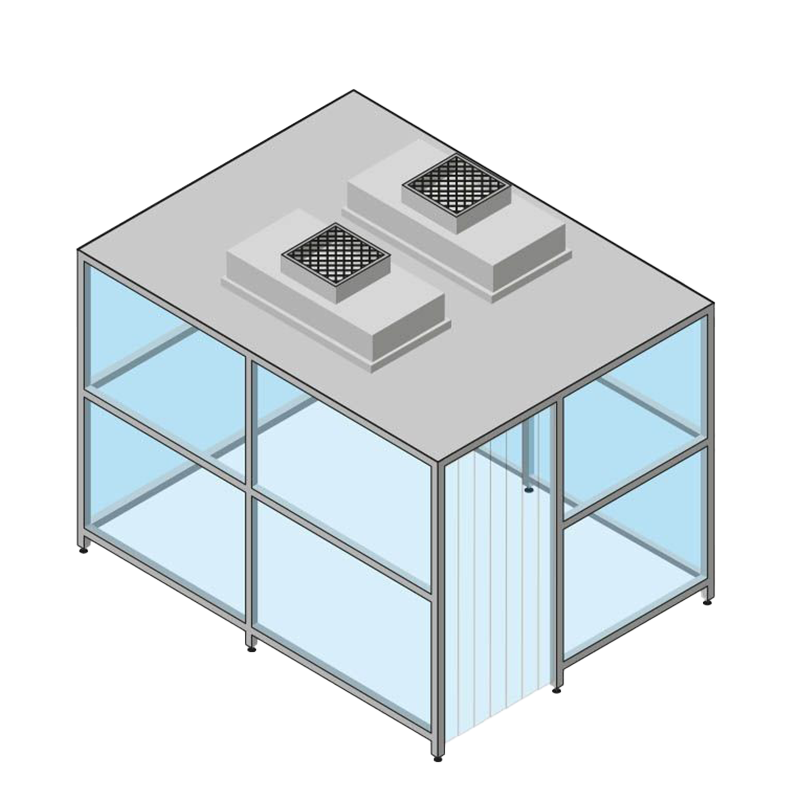 Buy cheap Adjustable Thickness 40-70mm Modular Clean Room 220v Power Included from wholesalers