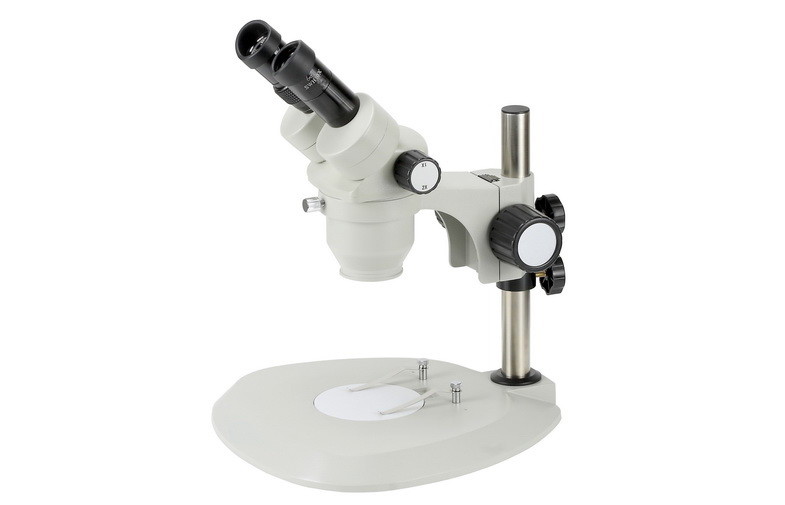 Dual Magnification Stereo Industrial Microscope With Horizontal And Vertical