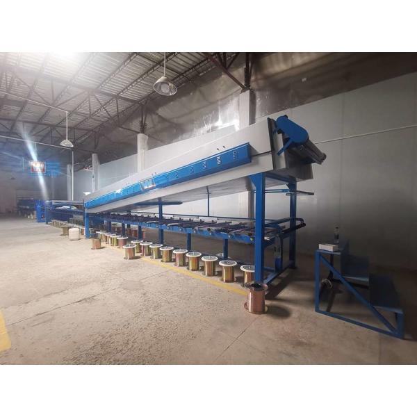 Buy cheap Multimode 500W Straight Line Wire Drawing Machine 40 Head 700 Degree from wholesalers