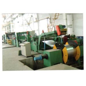 Buy cheap 1300mmx5mm Steel Coil Slitting Machine Adopt Pneumatic Nesting Stacking product