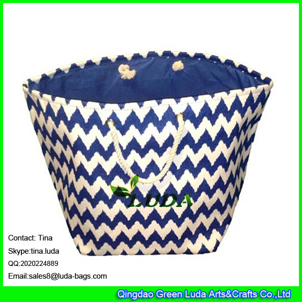 Quality LUDA wholesale recycled straw beach bag mat paper straw foldable shopping bag for sale