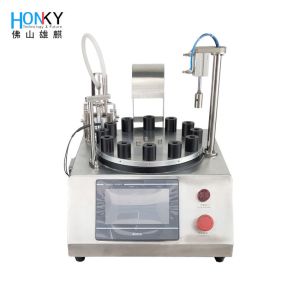 Buy cheap 40BPM Perfume Vial Filling Machine Table Top Perfume Capping Machine from wholesalers