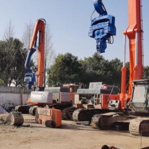 Buy cheap 15m Pile Hammer with 435KN Force: High-Power Vibro Hammer for Hard Soil Conditions from wholesalers