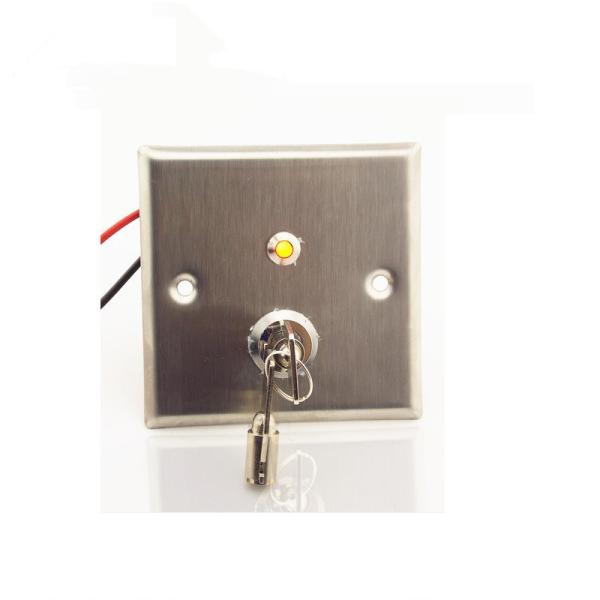 silvery color metallic surface Door Exit button access control switch automatica