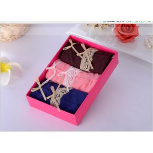 Buy cheap Custom design flat pack cardboard paper underwear packaging folding box from wholesalers