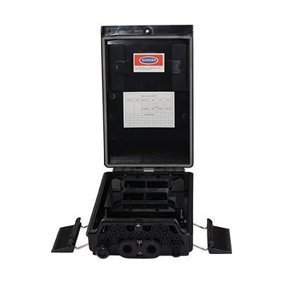 China FAT Fiber Optic Terminal Box 16 Core Mid-Span Port Weatherproof Distribution Box on sale Buy cheap FAT Fiber Optic Terminal Box 16 Core Mid-Span Port Weatherproof Distribution Box from wholesalers