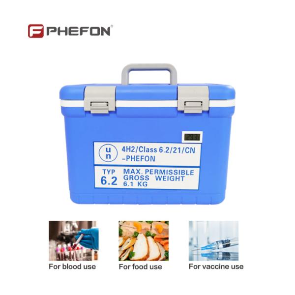 Quality UN2814 Biosafety Transport Box For Pharmaceutical Cold Chain Coolers for sale