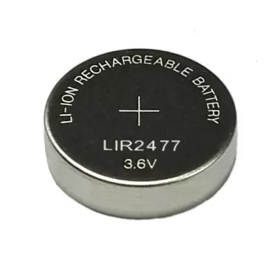 Buy cheap LIR2477 Lithium Ion Rechargeable Batteries 3.6V 200mAh Rechargeable Lithium Coin Cell from wholesalers