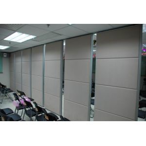 Acoustic Room Dividers / Soundproof Movable Wall Dividers with Sliding Track