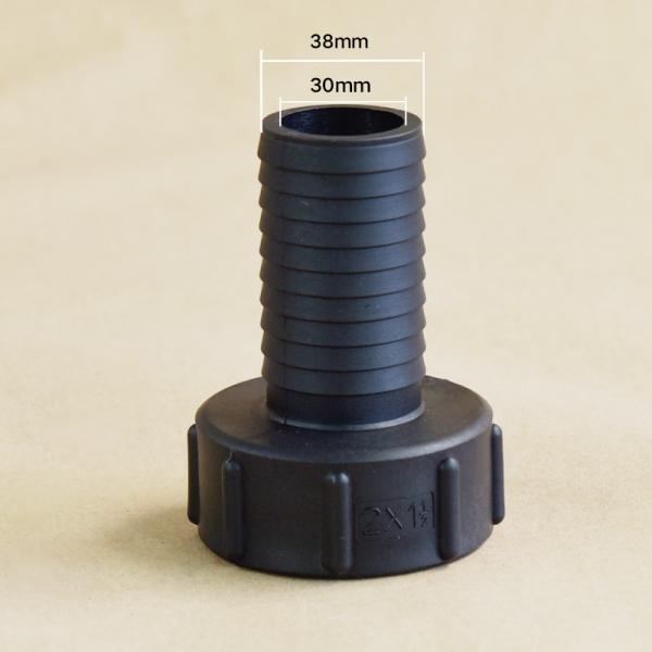 ODM Round Head Plastic Valve Accessories IBC Fitting Coarse Thread Adapter Connector