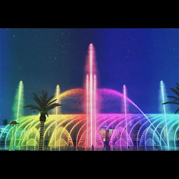 ater fountain with led lights