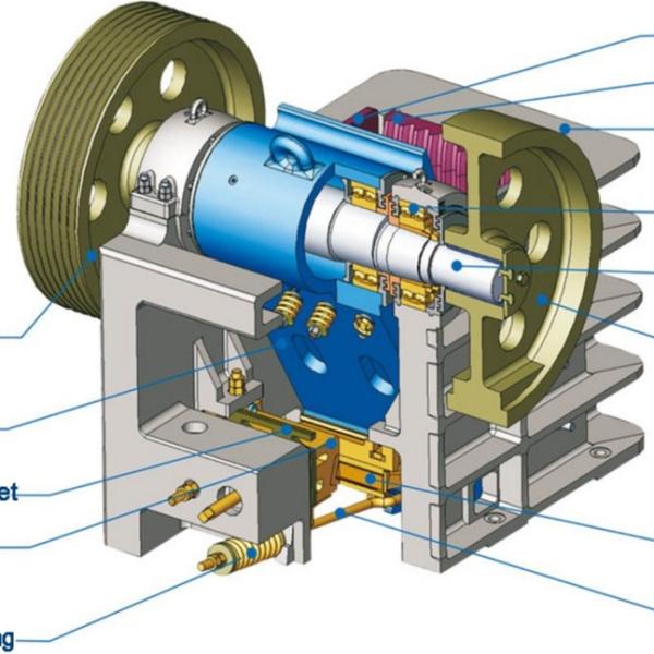 Rock 220v 50hz Crusher Laboratory Maximum Feed Size 2.5 Cm
