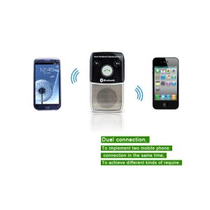Bluetooth speakerphone hands free car kit with solar power