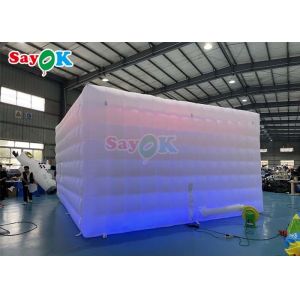 19.7ft Commercial Inflatable Led Light Tent Outdoor Inflatable Air Cube Tent For
