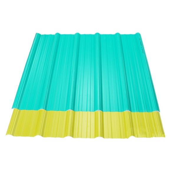 Quality 1.5mm PVC Roof Tiles Waterproof 1130mm Width Custom Length for sale